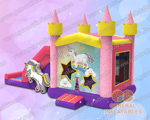 GC-161 Sparkle unicorn bouncy castle