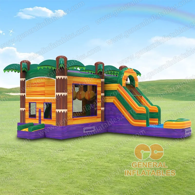 Palm Tree Wet/Dry Combo | Water Combos | Products | generalinflatables