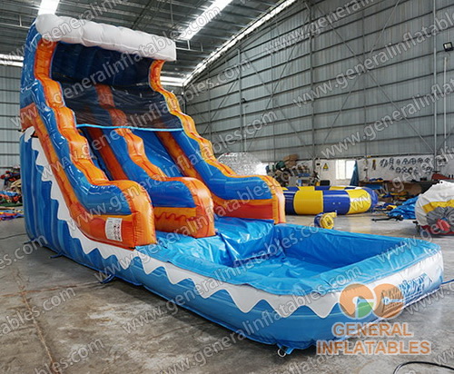 GWS-234 Blue wave water slide