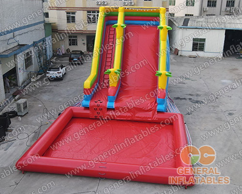 GWS-305 Big water slide with pool